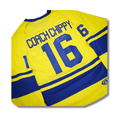 Coach Chippy Signed Jersey